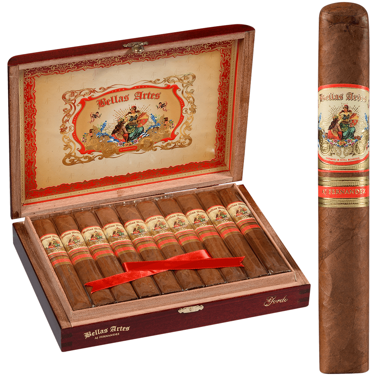 Bellas Artes By Aj Fernandez Nic Hybrid Gordo 20 Ct. Box 6.50X58