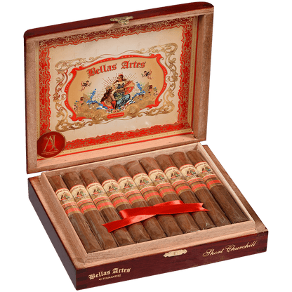 Bellas Artes By Aj Fernandez Nic Hybrid Short Churchill 20 Ct. Box 6.00X48