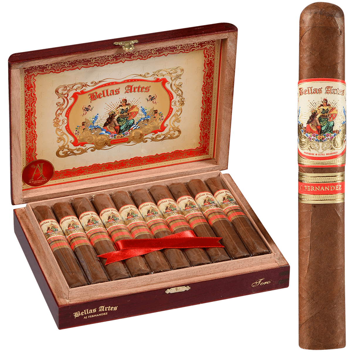 Bellas Artes By Aj Fernandez Nic Hybrid Toro 20 Ct. Box 6.00X54
