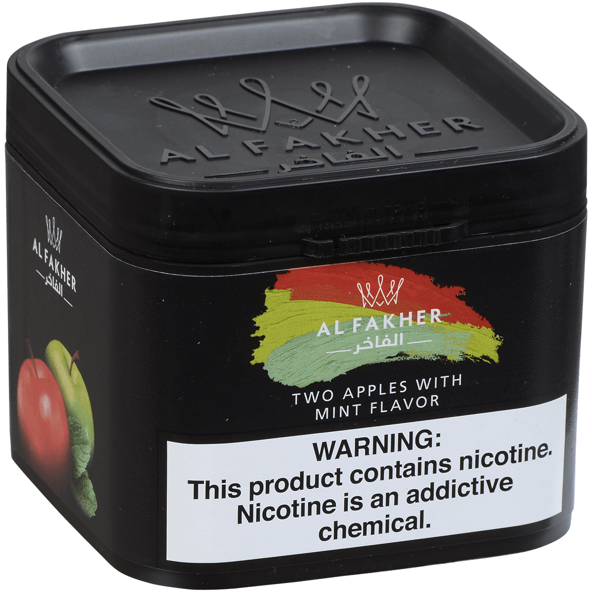 Al Fakher Hookah Tobacco Two Apples Mint 250 Gram Tub