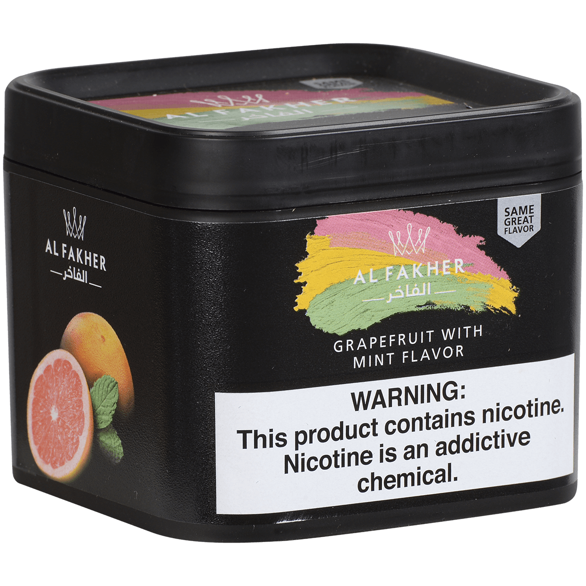 Al Fakher Hookah Tobacco Grapefruit With Mint 250 Gram Tub