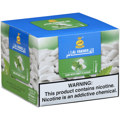 Al Fakher Hookah Tobacco Gum With Mint 250 Gram Tub