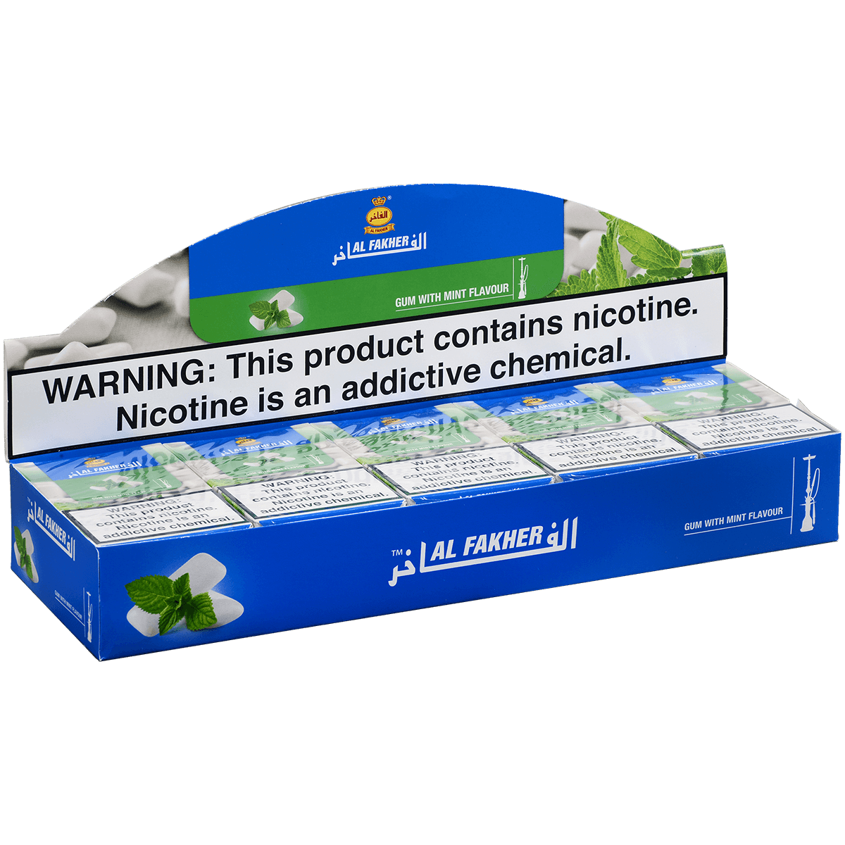 Al Fakher Hookah Tobacco Gum With Mint 10-50 Carton
