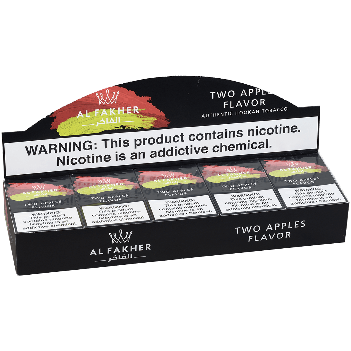 Al Fakher Hookah Tobacco Double Apple 10-50 Gram Carton