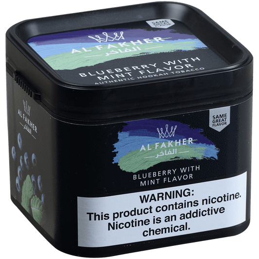 Al Fakher Hookah Tobacco Blueberry With Mint 250 Gram Tub