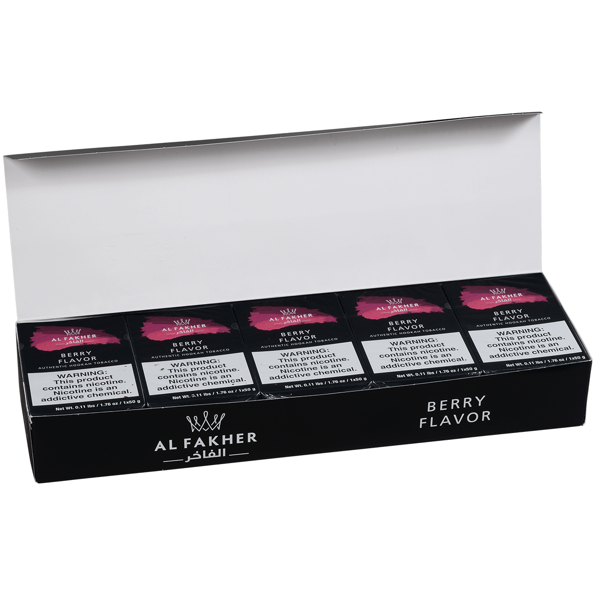 Al Fakher Hookah Tobacco Berry 10-50 Gram Carton