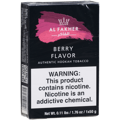 Al Fakher Hookah Tobacco Berry 10-50 Gram Carton