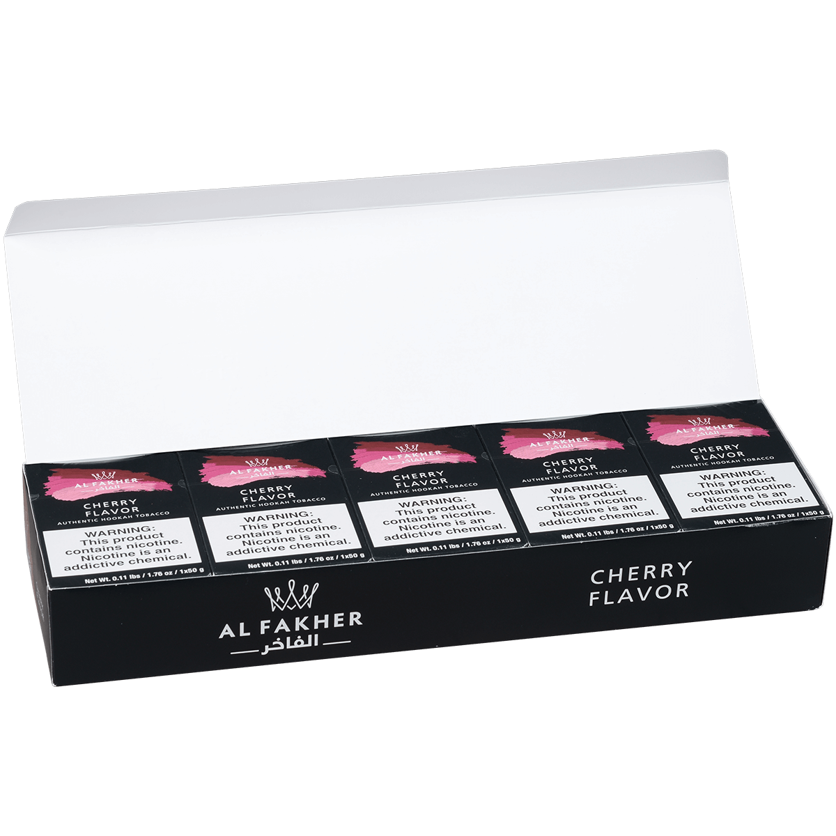 Al Fakher Hookah Tobacco Cherry 10-50 Gram Carton