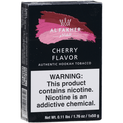 Al Fakher Hookah Tobacco Cherry 10-50 Gram Carton