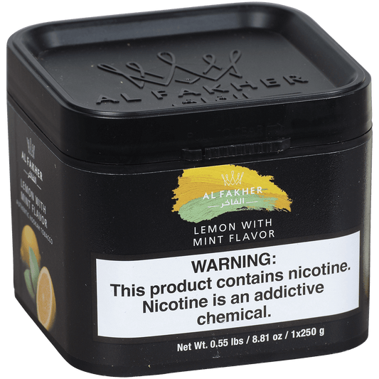 Al Fakher Hookah Tobacco Lemon Mint 250 Gram Tub