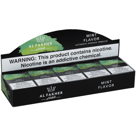 Al Fakher Hookah Tobacco Mint 10-50 Gram Carton