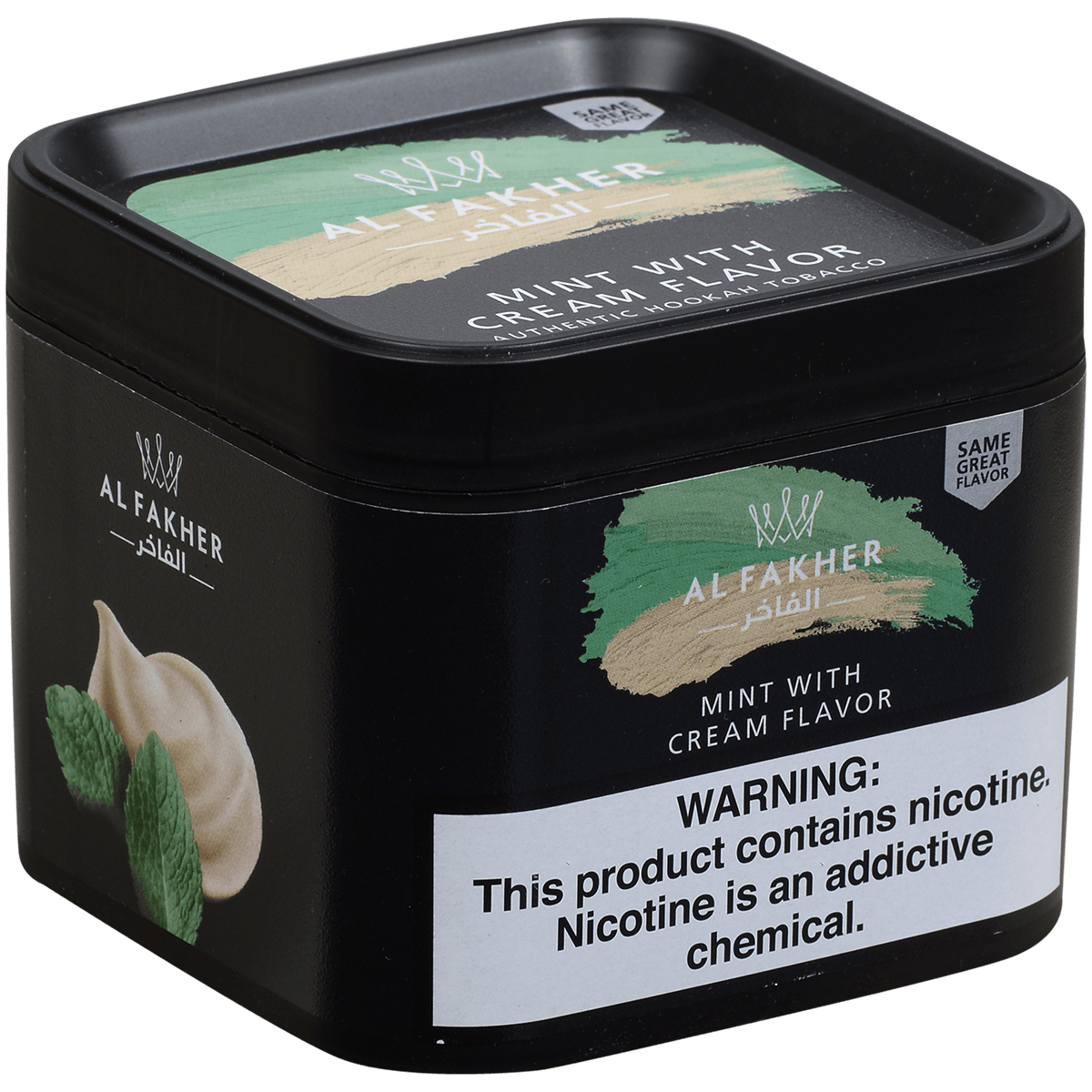 Al Fakher Hookah Tobacco Mint With Cream 250 Gram Tub