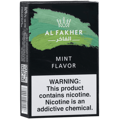 Al Fakher Hookah Tobacco Mint 10-50 Gram Carton