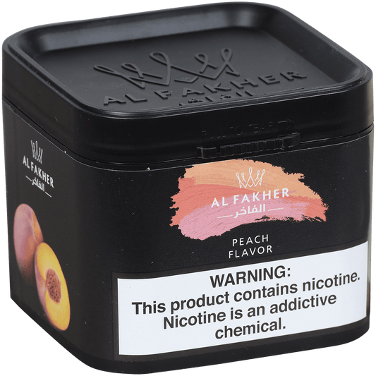 Al Fakher Hookah Tobacco Peach 250 Gram Tub 24 To A Case