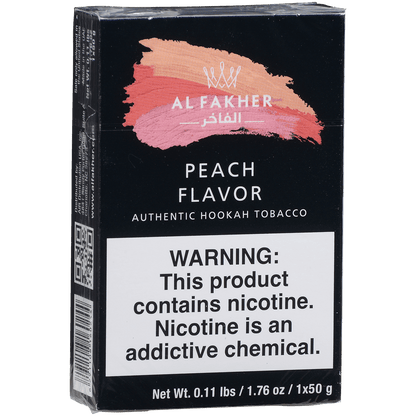 Al Fakher Hookah Tobacco Peach 10-50 Gram Carton