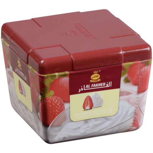 Al Fakher Hookah Tobacco Strawberry With Cream 250 Gram Tub