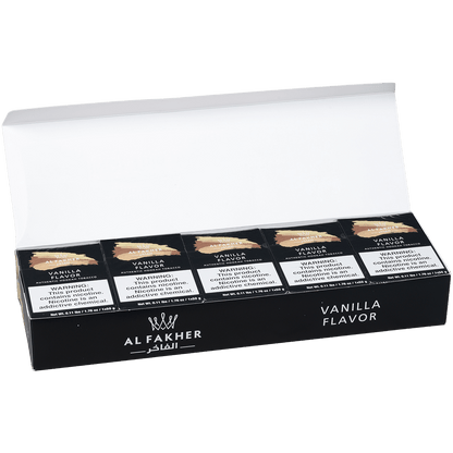 Al Fakher Hookah Tobacco Vanilla 10-50 Gram Carton