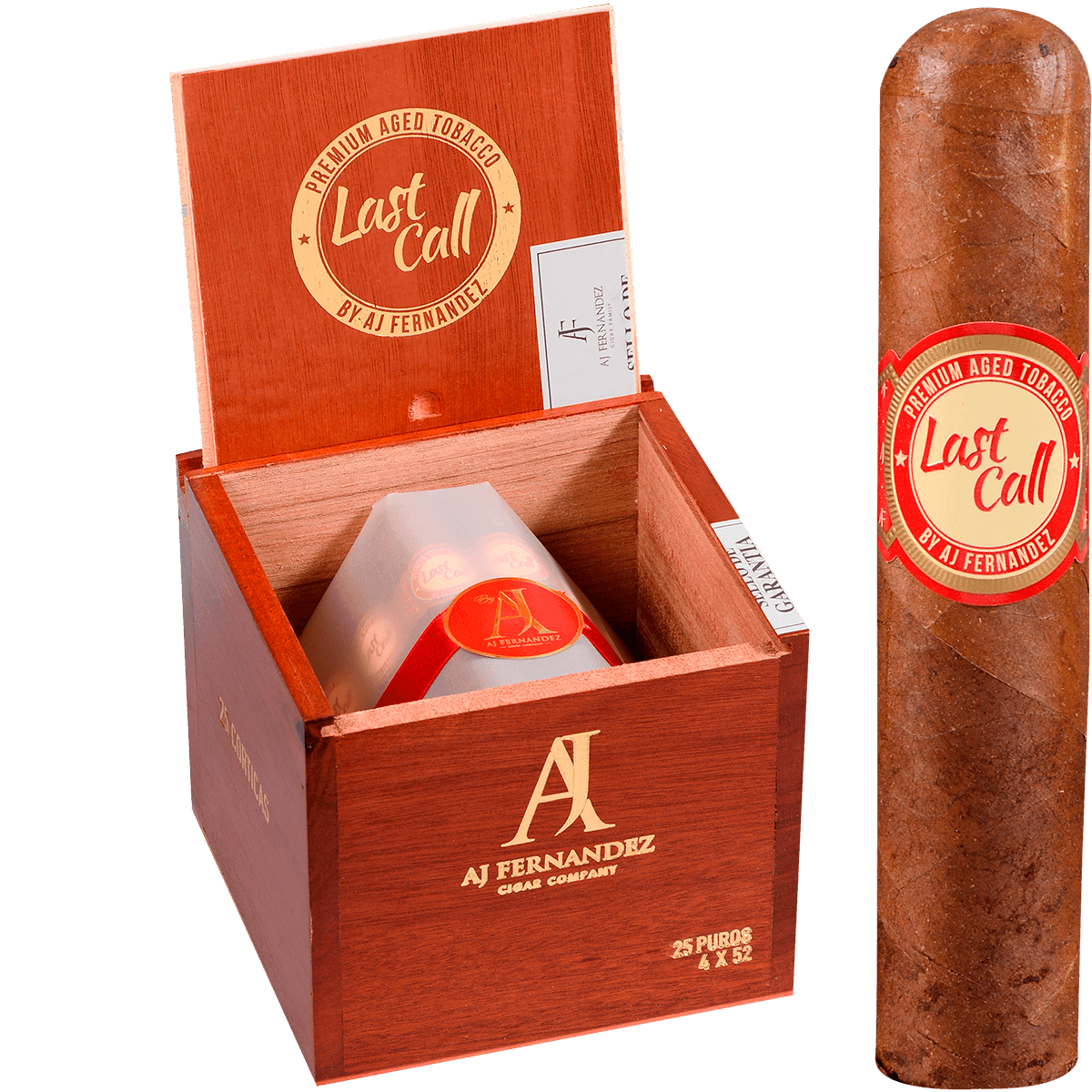 Last Call By Aj Fernandez Habano Corticas 25 Ct. Box 4.00X52