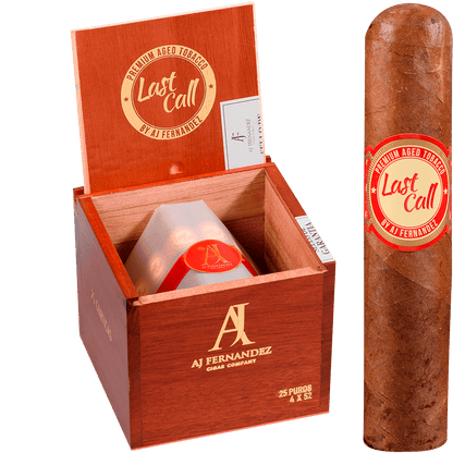 Last Call By Aj Fernandez Habano Corticas 25 Ct. Box 4.00X52