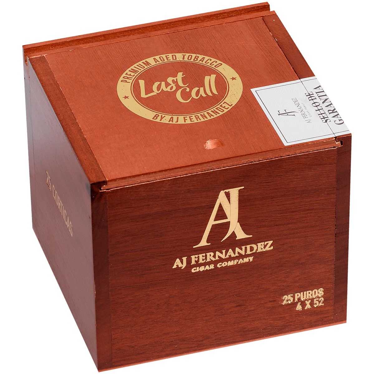 Last Call By Aj Fernandez Habano Corticas 25 Ct. Box 4.00X52