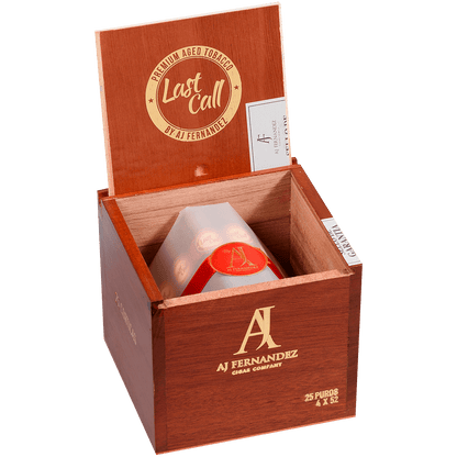 Last Call By Aj Fernandez Habano Corticas 25 Ct. Box 4.00X52