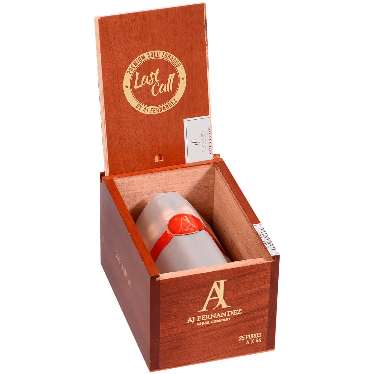 Last Call By Aj Fernandez Habano Flaquitas 25 Ct. Box 6.00X46