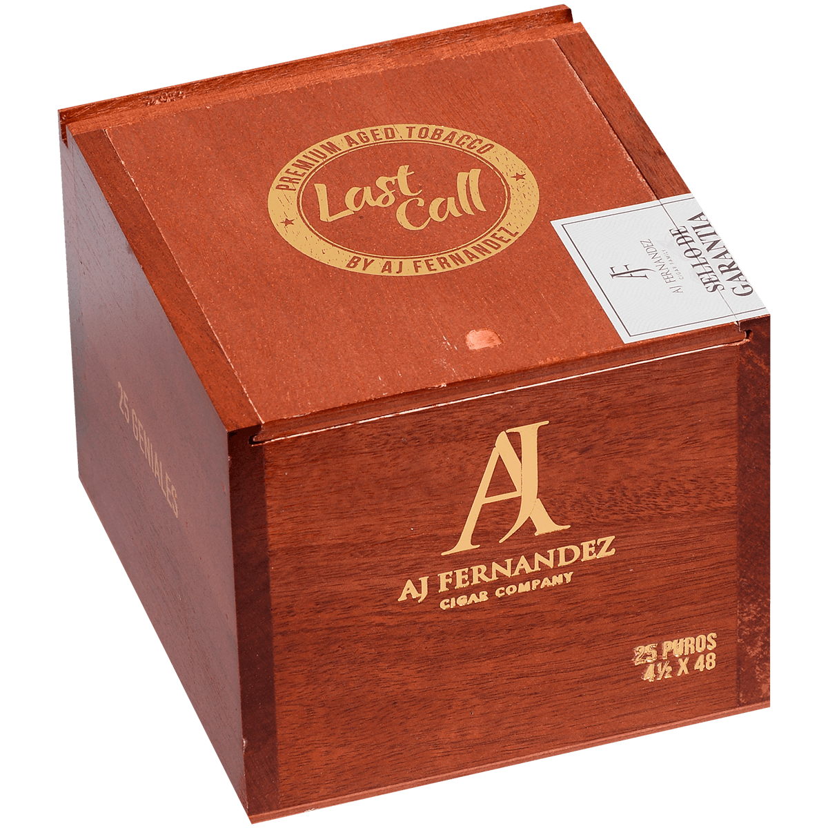 Last Call By Aj Fernandez Habano Geniales 25 Ct. Box 4.50X48