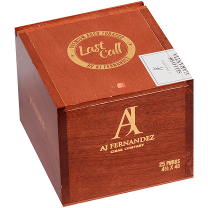 Last Call By Aj Fernandez Habano Geniales 25 Ct. Box 4.50X48
