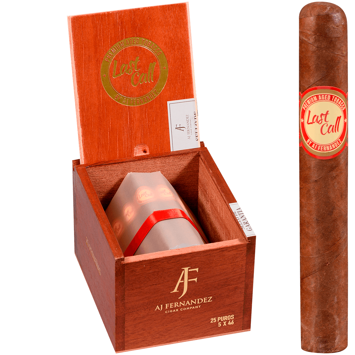 Last Call By Aj Fernandez Habano Pequenas 25 Ct. Box 5.00X46