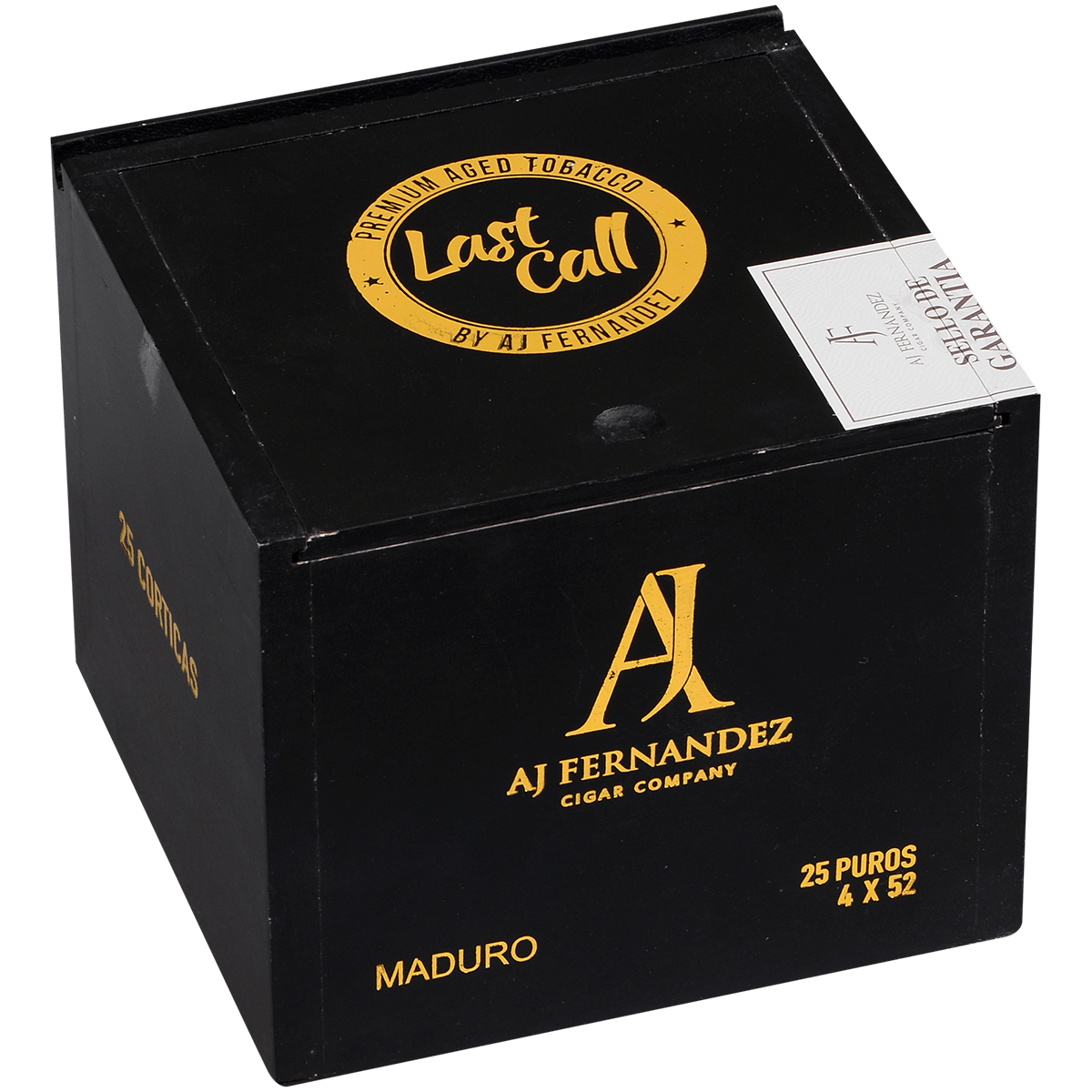 Last Call By Aj Fernandez Maduro Corticas 25 Ct. Box 4.00X52