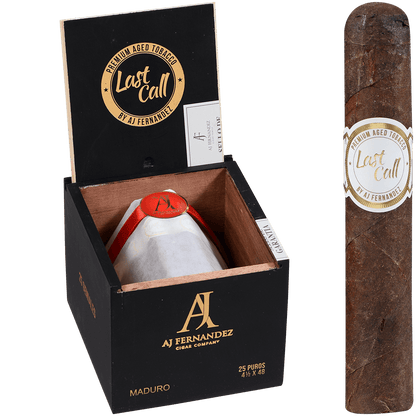 Last Call By Aj Fernandez Maduro Geniales 25 Ct. Box 4.50X48