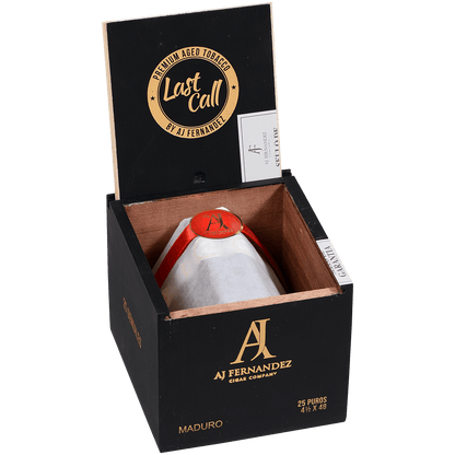 Last Call By Aj Fernandez Maduro Geniales 25 Ct. Box 4.50X48