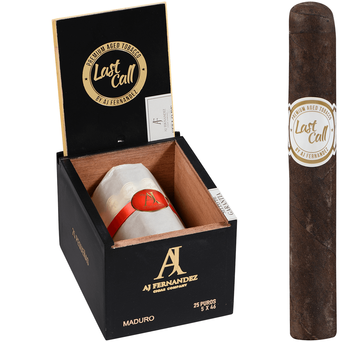 Last Call By Aj Fernandez Maduro Pequenas 25 Ct. Box 5.00X46