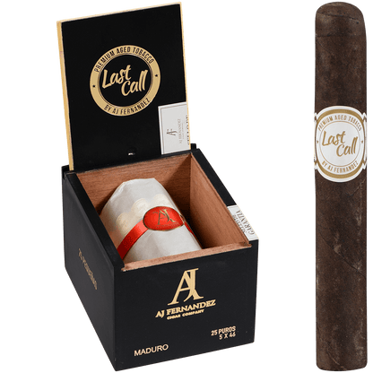 Last Call By Aj Fernandez Maduro Pequenas 25 Ct. Box 5.00X46
