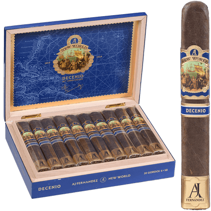 Decenio 10Th Anniversary Gordo By Aj Fernandez 20 Ct. 6.00X58