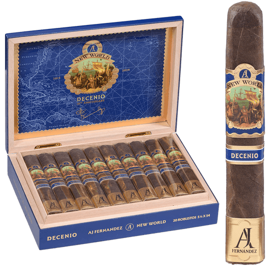 Decenio 10Th Anniversary Robusto By Aj Fernandez 20 Ct. Box 5.50X54