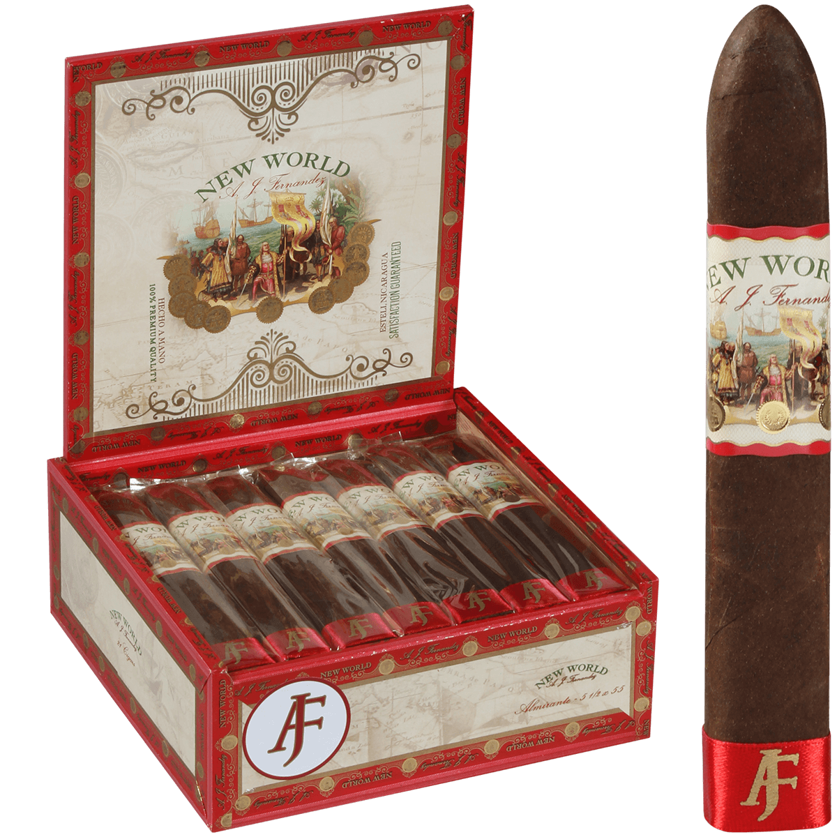 New World Oscuro By Aj Fernandez Almirante (Belicoso) 21 Ct. Box 5.50X55