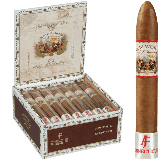 New World Connecticut By Aj Fernandez Belicoso 20 Ct. Box 6.00X54