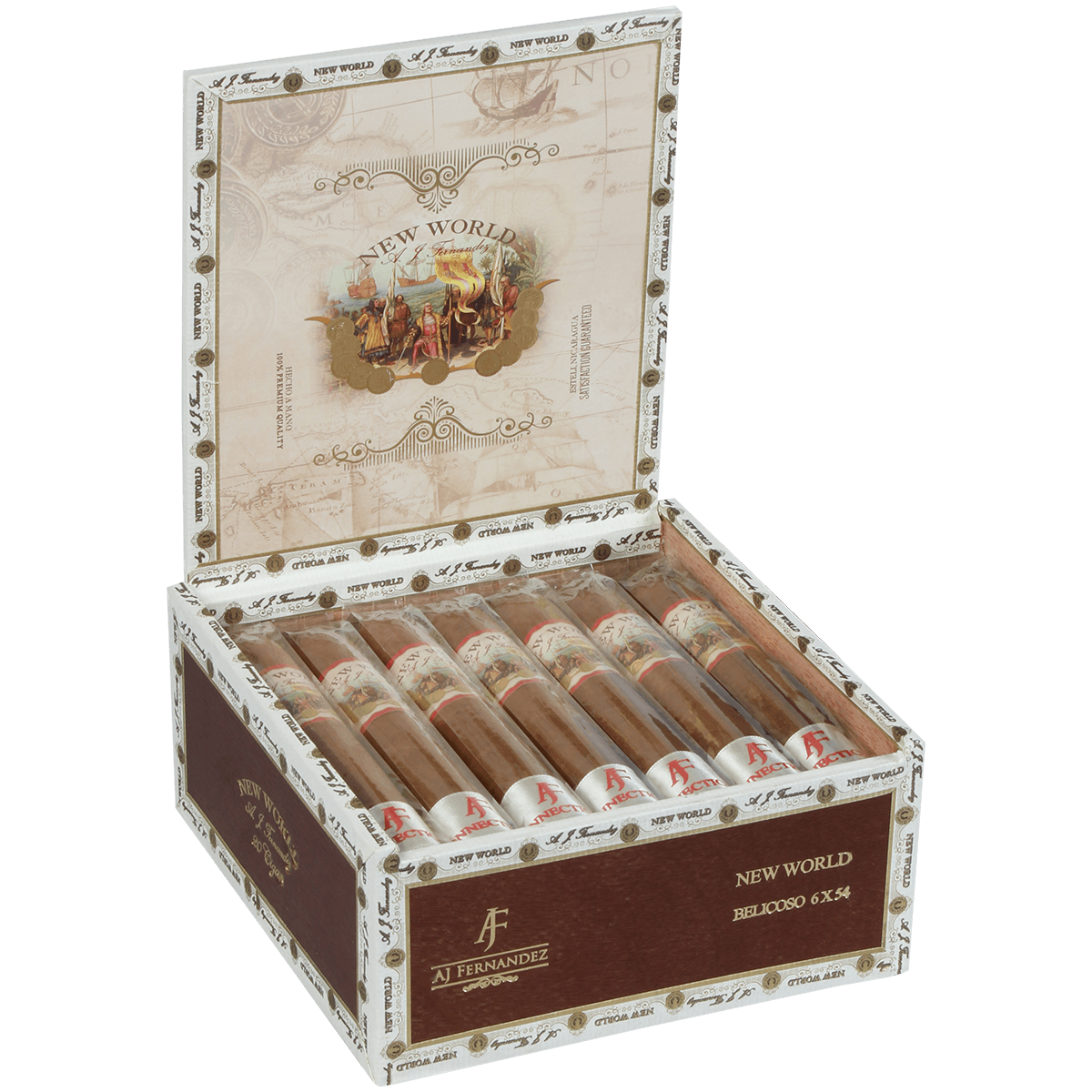New World Connecticut By Aj Fernandez Belicoso 20 Ct. Box 6.00X54