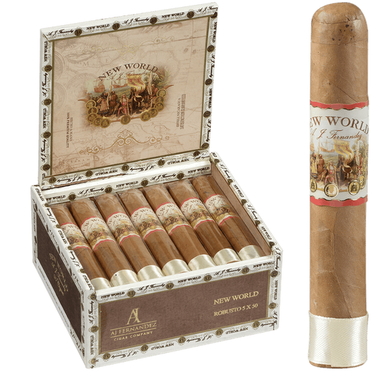 New World Connecticut By Aj Fernandez Robusto 20 Ct. Box 5.00X50