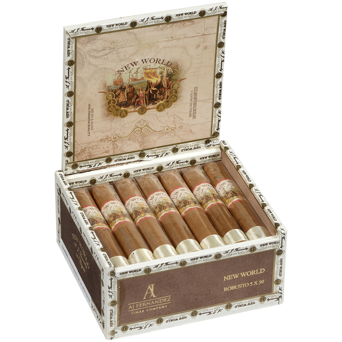 New World Connecticut By Aj Fernandez Robusto 20 Ct. Box 5.00X50