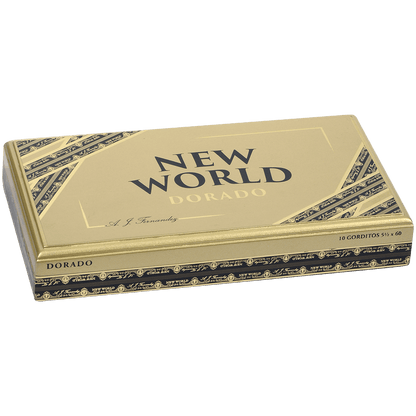 New World By Aj Fernandez Dorado Gordito 10 Ct. Box 5.50X60