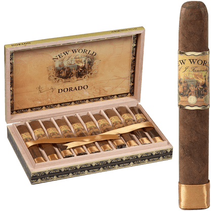 New World By Aj Fernandez Dorado Robusto 10 Ct. Box 5.50X52