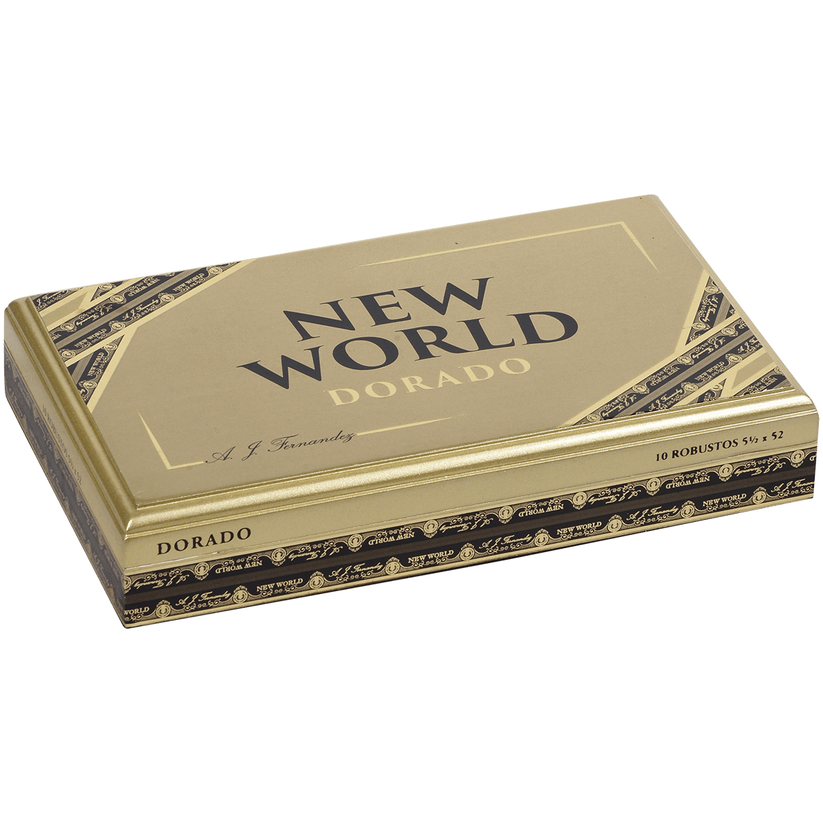 New World By Aj Fernandez Dorado Robusto 10 Ct. Box 5.50X52