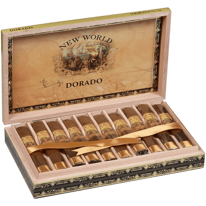 New World By Aj Fernandez Dorado Robusto 10 Ct. Box 5.50X52