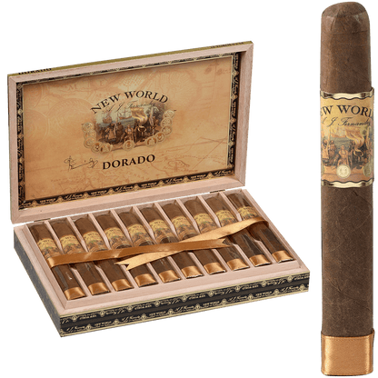 New World By Aj Fernandez Dorado Toro 10 Ct. Box 6X54