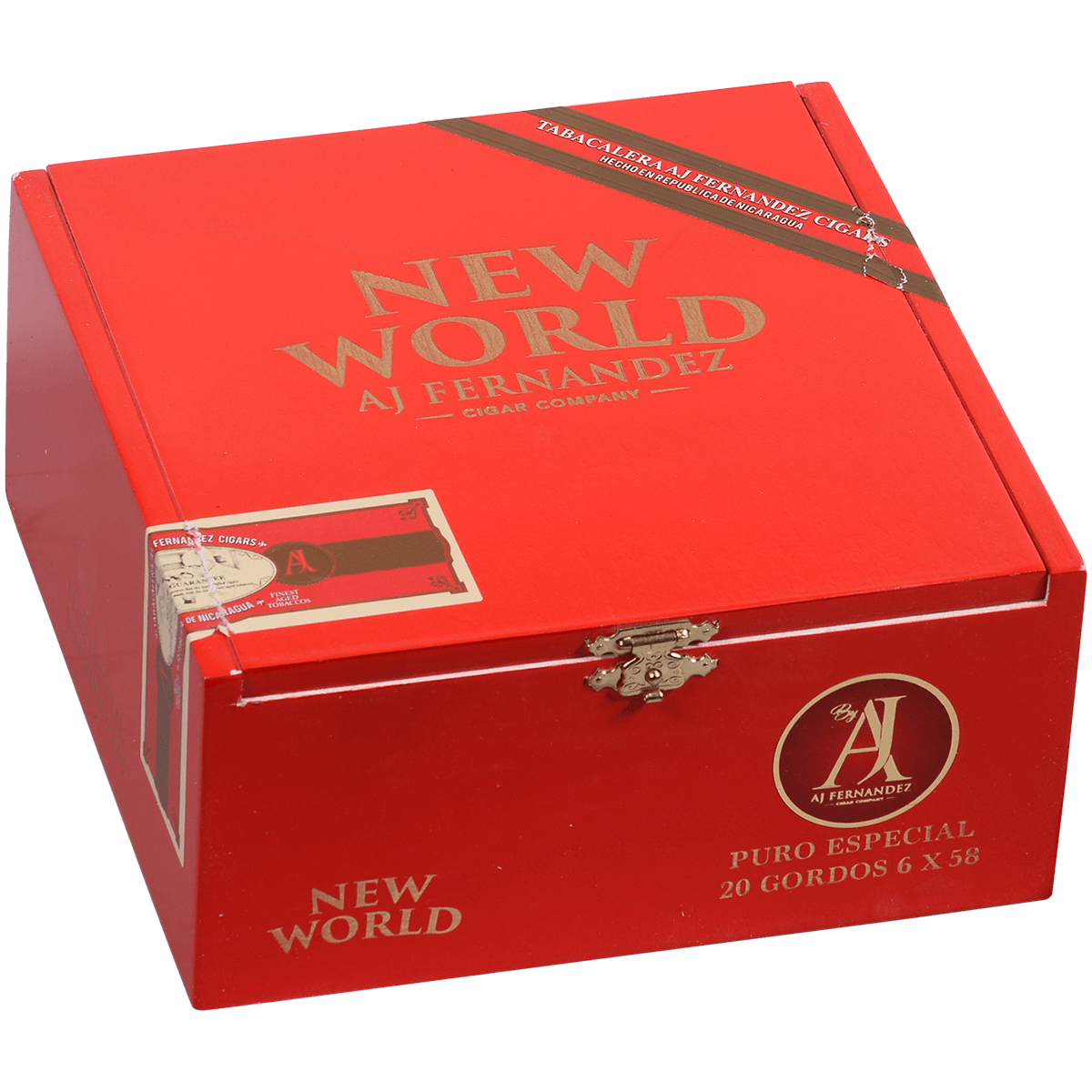 New World Puro Especial By Aj Fernandez Gordo 20 Ct. Box 6.00X58