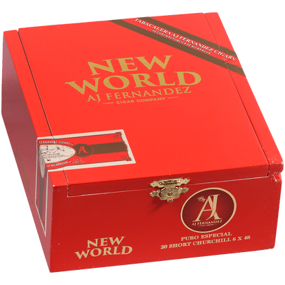 New World Puro Especial By Aj Fernandez Short Churchill 20 Ct. Box 6.00X48