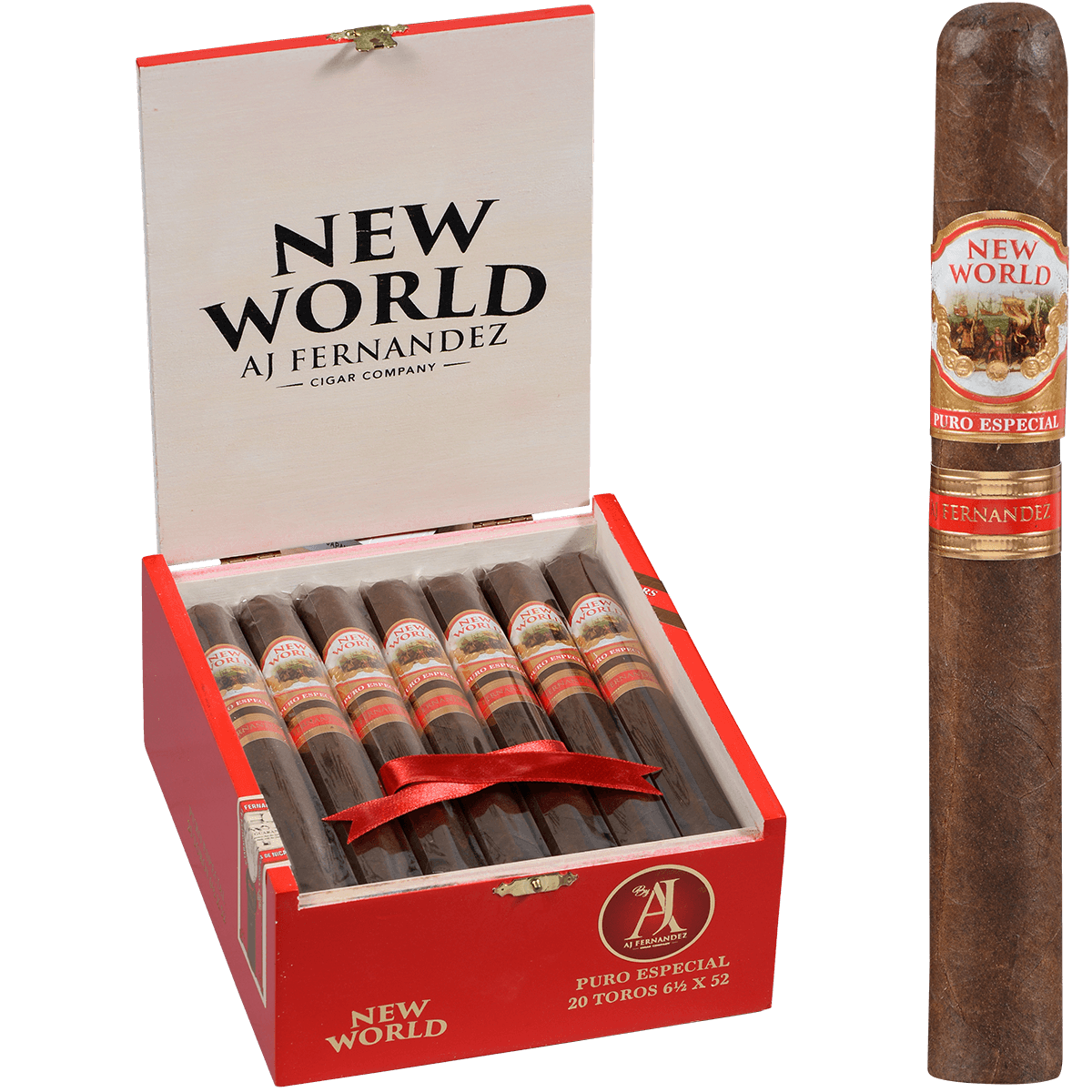 New World Puro Especial Aj Fernandez Toro 20 Ct. Box 6.50X52