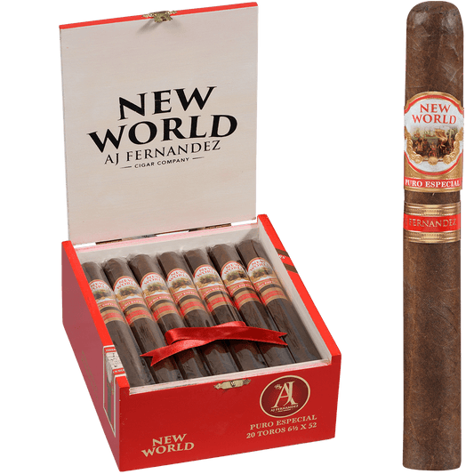 New World Puro Especial Aj Fernandez Toro 20 Ct. Box 6.50X52
